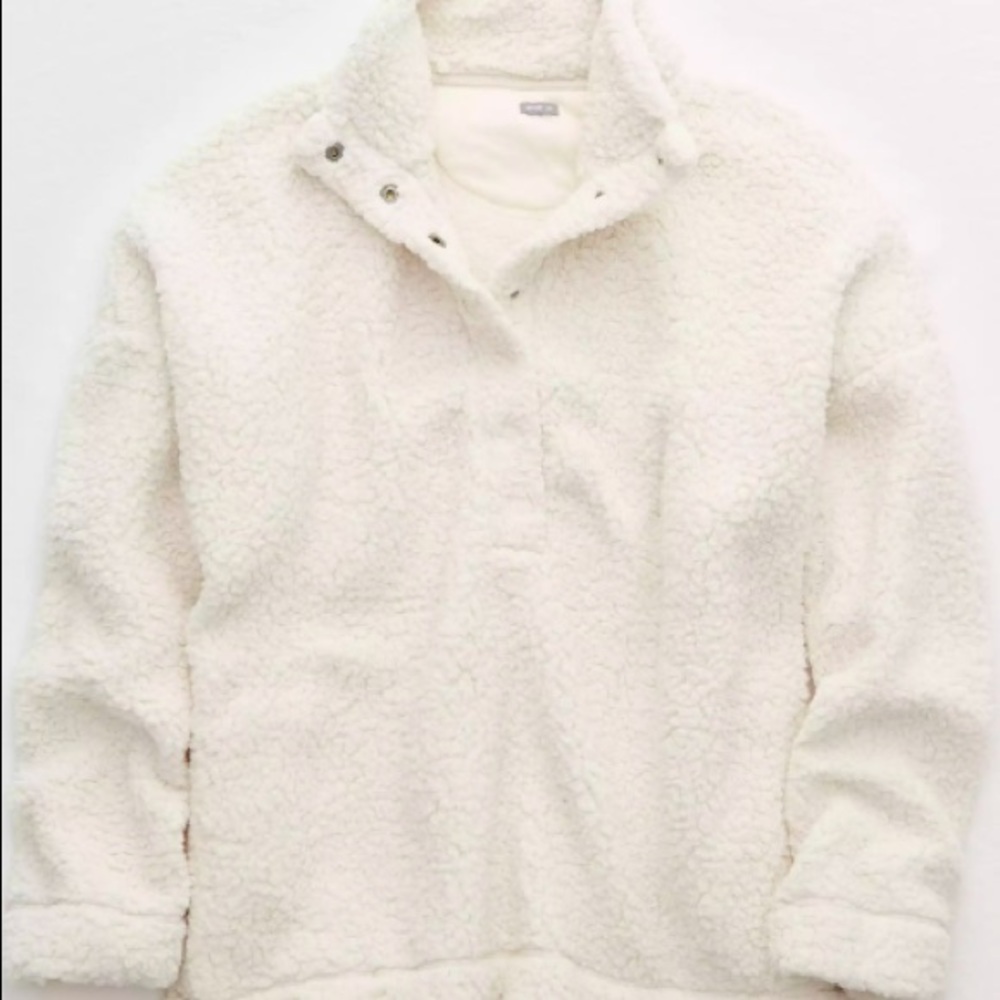 Aerie Cream Sherpa - WORN ONCE